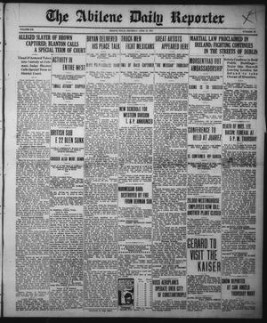 The Abilene Daily Reporter (Abilene, Tex.), Vol. 20, No. 35, Ed. 1 Thursday, April 27, 1916