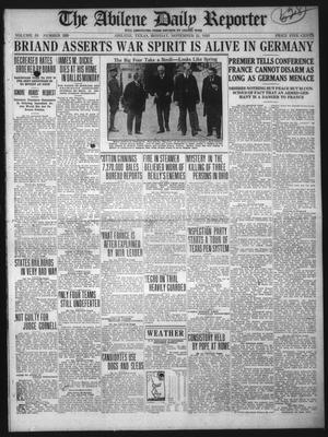 The Abilene Daily Reporter (Abilene, Tex.), Vol. 34, No. 269, Ed. 1 Monday, November 21, 1921