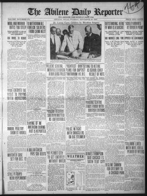 The Abilene Daily Reporter (Abilene, Tex.), Vol. 34, No. 274, Ed. 1 Tuesday, November 29, 1921