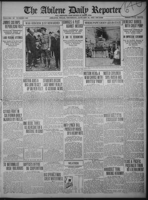 The Abilene Daily Reporter (Abilene, Tex.), Vol. 34, No. 306, Ed. 1 Thursday, January 26, 1922