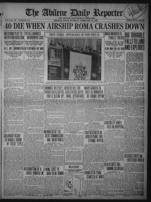 The Abilene Daily Reporter (Abilene, Tex.), Vol. 34, No. 312, Ed. 1 Tuesday, February 21, 1922