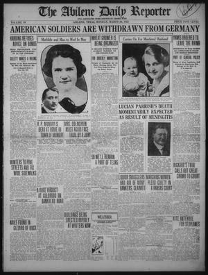 The Abilene Daily Reporter (Abilene, Tex.), Vol. 34, Ed. 1 Monday, March 20, 1922