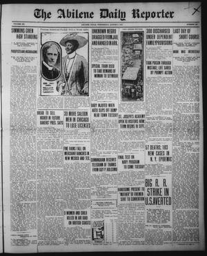 The Abilene Daily Reporter (Abilene, Tex.), Vol. 20, No. 123, Ed. 1 Wednesday, August 9, 1916