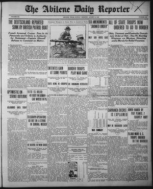 The Abilene Daily Reporter (Abilene, Tex.), Vol. 20, No. 126, Ed. 1 Sunday, August 13, 1916