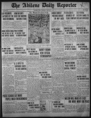The Abilene Daily Reporter (Abilene, Tex.), Vol. 20, No. 254, Ed. 1 Thursday, January 4, 1917