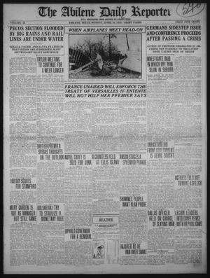 The Abilene Daily Reporter (Abilene, Tex.), Vol. 34, Ed. 1 Monday, April 24, 1922