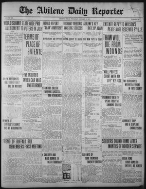 The Abilene Daily Reporter (Abilene, Tex.), Vol. 20, No. 260, Ed. 1 Thursday, January 11, 1917