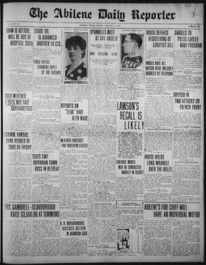 The Abilene Daily Reporter (Abilene, Tex.), Vol. 20, No. 261, Ed. 1 Friday, January 12, 1917