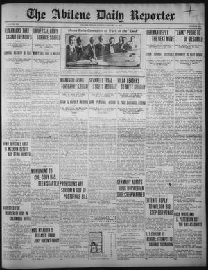 The Abilene Daily Reporter (Abilene, Tex.), Vol. 20, No. 262, Ed. 1 Sunday, January 14, 1917