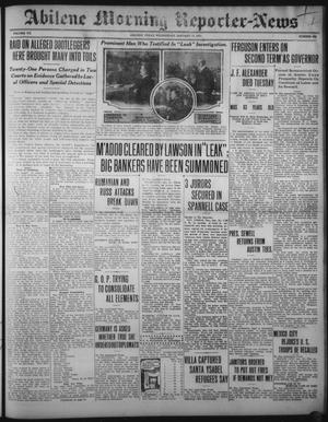 Abilene Morning Reporter-News (Abilene, Tex.), Vol. 7, No. 264, Ed. 1 Wednesday, January 17, 1917