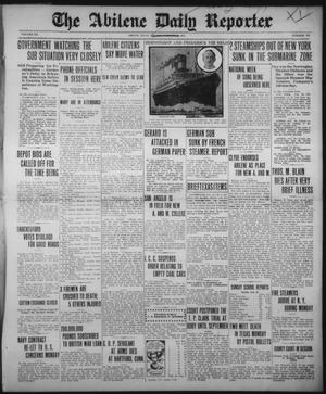 The Abilene Daily Reporter (Abilene, Tex.), Vol. 20, No. 293, Ed. 1 Monday, February 19, 1917
