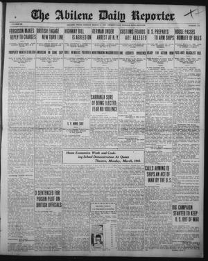 The Abilene Daily Reporter (Abilene, Tex.), Vol. 20, No. 310, Ed. 1 Sunday, March 11, 1917