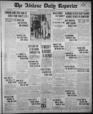 The Abilene Daily Reporter (Abilene, Tex.), Vol. 21, No. 13, Ed. 1 Thursday, March 29, 1917