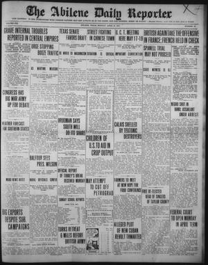The Abilene Daily Reporter (Abilene, Tex.), Vol. 21, No. 35, Ed. 1 Monday, April 23, 1917