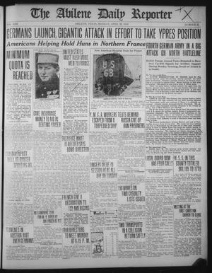 The Abilene Daily Reporter (Abilene, Tex.), Vol. 22, No. 35, Ed. 1 Monday, April 29, 1918