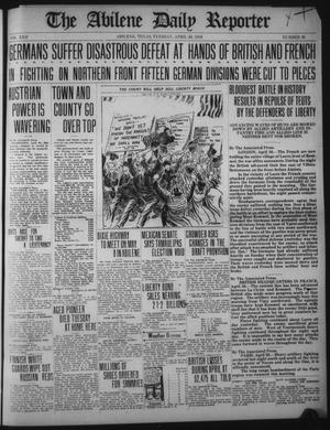 The Abilene Daily Reporter (Abilene, Tex.), Vol. 22, No. 36, Ed. 1 Tuesday, April 30, 1918