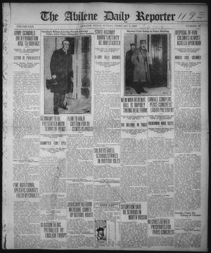 The Abilene Daily Reporter (Abilene, Tex.), Vol. 22, No. 49, Ed. 1 Sunday, February 2, 1919