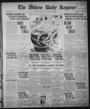 The Abilene Daily Reporter (Abilene, Tex.), Vol. 22, No. 79, Ed. 1 Sunday, March 9, 1919