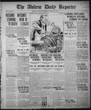 The Abilene Daily Reporter (Abilene, Tex.), Vol. 22, No. 81, Ed. 1 Wednesday, March 12, 1919
