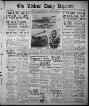 The Abilene Daily Reporter (Abilene, Tex.), Vol. 22, No. 92, Ed. 1 Wednesday, March 26, 1919