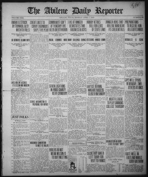 The Abilene Daily Reporter (Abilene, Tex.), Vol. 22, No. 99, Ed. 1 Monday, April 7, 1919