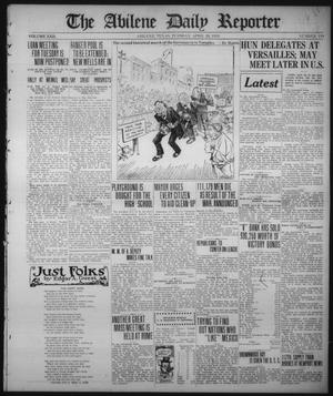 The Abilene Daily Reporter (Abilene, Tex.), Vol. 22, No. 119, Ed. 1 Tuesday, April 29, 1919