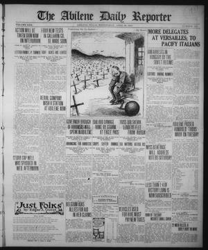 The Abilene Daily Reporter (Abilene, Tex.), Vol. 22, No. 120, Ed. 1 Wednesday, April 30, 1919