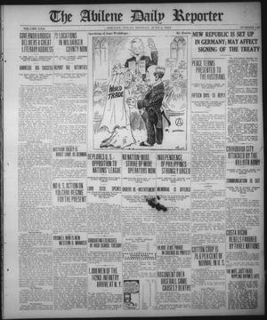 The Abilene Daily Reporter (Abilene, Tex.), Vol. 22, No. 148, Ed. 1 Monday, June 2, 1919