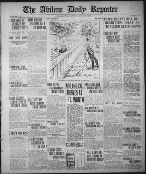 The Abilene Daily Reporter (Abilene, Tex.), Vol. 22, No. 158, Ed. 1 Friday, June 13, 1919