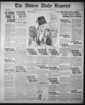The Abilene Daily Reporter (Abilene, Tex.), Vol. 22, No. 170, Ed. 1 Thursday, June 26, 1919