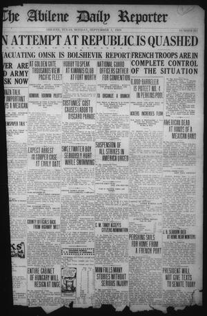 The Abilene Daily Reporter (Abilene, Tex.), Vol. 22, No. 227, Ed. 1 Monday, September 1, 1919