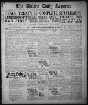 The Abilene Daily Reporter (Abilene, Tex.), Vol. 22, No. 234, Ed. 1 Monday, September 8, 1919