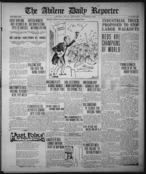 The Abilene Daily Reporter (Abilene, Tex.), Vol. 22, No. 280, Ed. 1 Thursday, October 9, 1919
