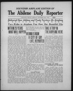 Primary view of object titled 'The Abilene Daily Reporter (Abilene, Tex.), Vol. 22, No. 273, Ed. 2 Friday, October 24, 1919'.