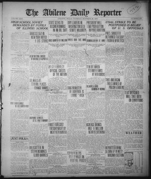 The Abilene Daily Reporter (Abilene, Tex.), Vol. 22, No. 276, Ed. 1 Tuesday, October 28, 1919