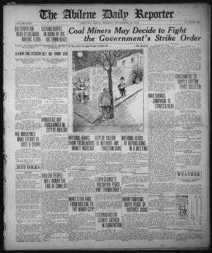 The Abilene Daily Reporter (Abilene, Tex.), Vol. 22, No. 285, Ed. 1 Monday, November 10, 1919