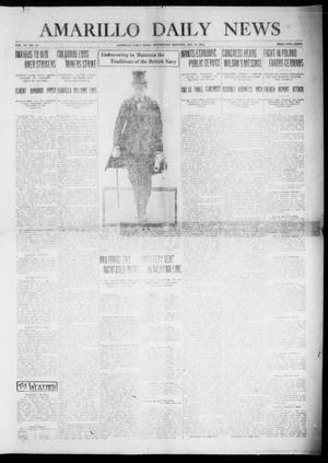 Amarillo Daily News (Amarillo, Tex.), Vol. 6, No. 31, Ed. 1 Wednesday, December 9, 1914