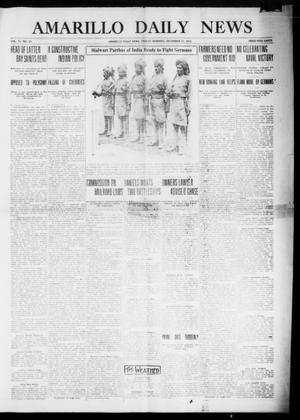 Primary view of object titled 'Amarillo Daily News (Amarillo, Tex.), Vol. 6, No. 33, Ed. 1 Friday, December 11, 1914'.