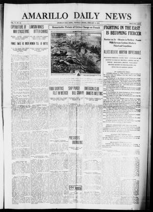 Amarillo Daily News (Amarillo, Tex.), Vol. 6, No. 80, Ed. 1 Thursday, February 4, 1915