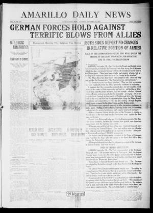 Amarillo Daily News (Amarillo, Tex.), Vol. 4, No. 275, Ed. 1 Saturday, September 19, 1914