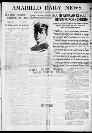 Amarillo Daily News (Amarillo, Tex.), Vol. 4, No. 308, Ed. 1 Wednesday, October 28, 1914