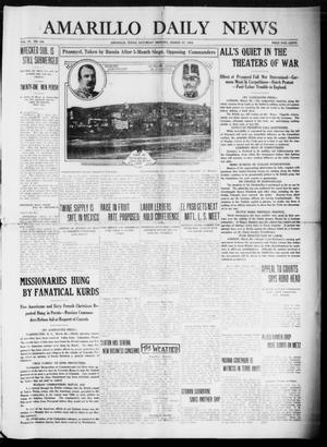 Amarillo Daily News (Amarillo, Tex.), Vol. 6, No. 124, Ed. 1 Saturday, March 27, 1915