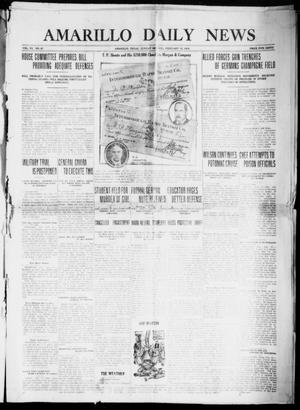 Primary view of object titled 'Amarillo Daily News (Amarillo, Tex.), Vol. 7, No. 87, Ed. 1 Sunday, February 13, 1916'.