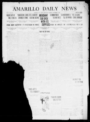 Amarillo Daily News (Amarillo, Tex.), Vol. 7, No. 311, Ed. 1 Wednesday, November 1, 1916