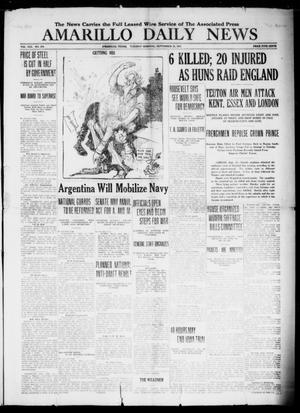 Amarillo Daily News (Amarillo, Tex.), Vol. 8, No. 279, Ed. 1 Tuesday, September 25, 1917