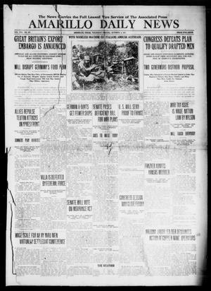 Amarillo Daily News (Amarillo, Tex.), Vol. 8, No. 287, Ed. 1 Thursday, October 4, 1917