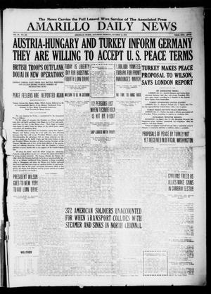 Amarillo Daily News (Amarillo, Tex.), Vol. 9, No. 295, Ed. 1 Saturday, October 12, 1918
