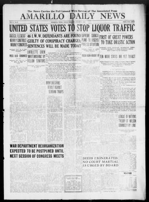 Amarillo Daily News (Amarillo, Tex.), Vol. 10, No. 65, Ed. 1 Friday, January 17, 1919