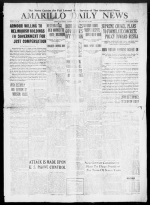 Amarillo Daily News (Amarillo, Tex.), Vol. 10, No. 69, Ed. 1 Wednesday, January 22, 1919