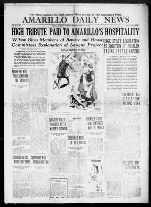 Amarillo Daily News (Amarillo, Tex.), Vol. 10, No. 100, Ed. 1 Thursday, February 27, 1919